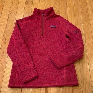 Girls Patagonia half zip